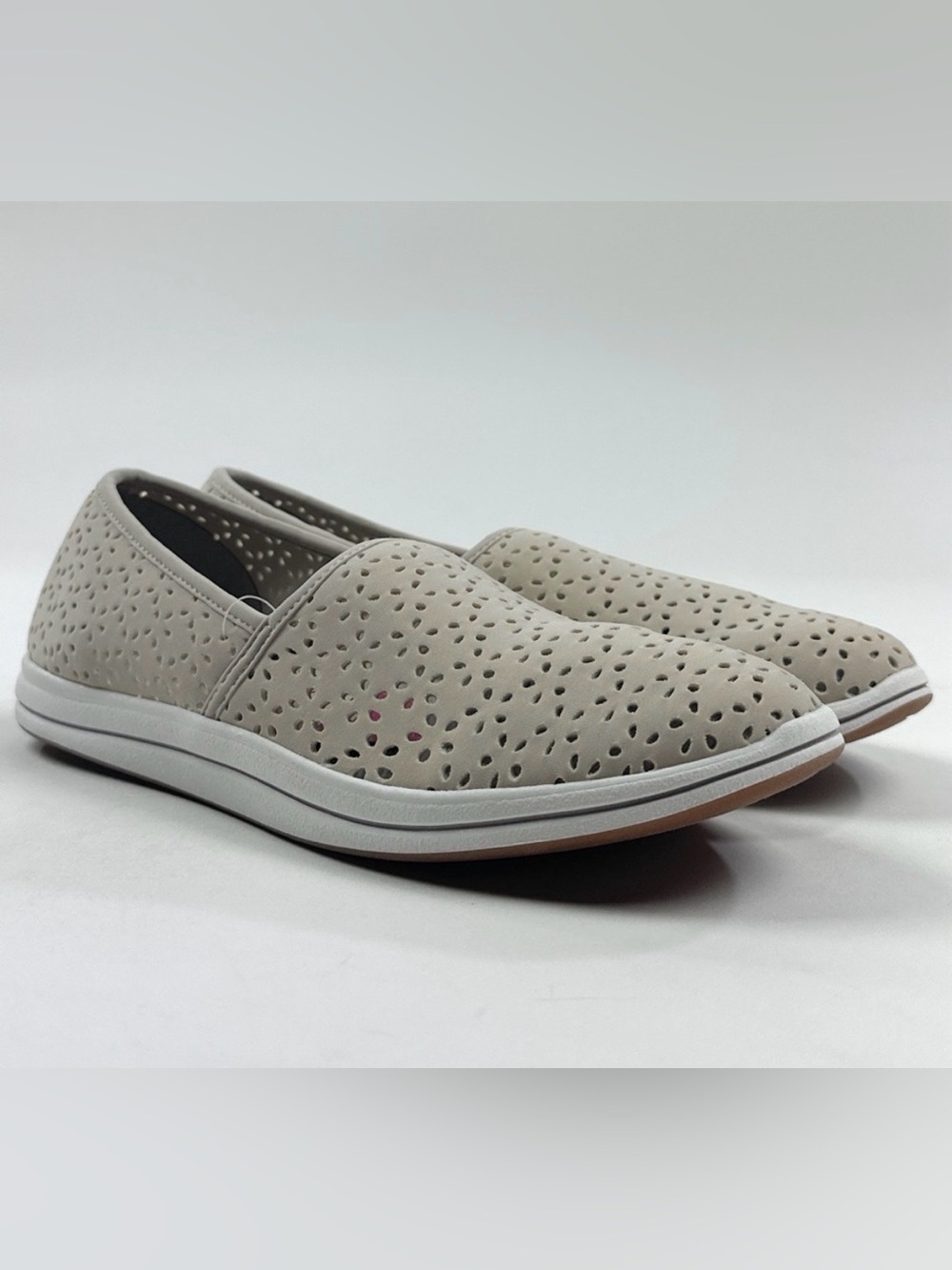 Clarks Breeze Emily Cloudsteppers Light Taupe Womens 10 Shoes Comfort 26171369